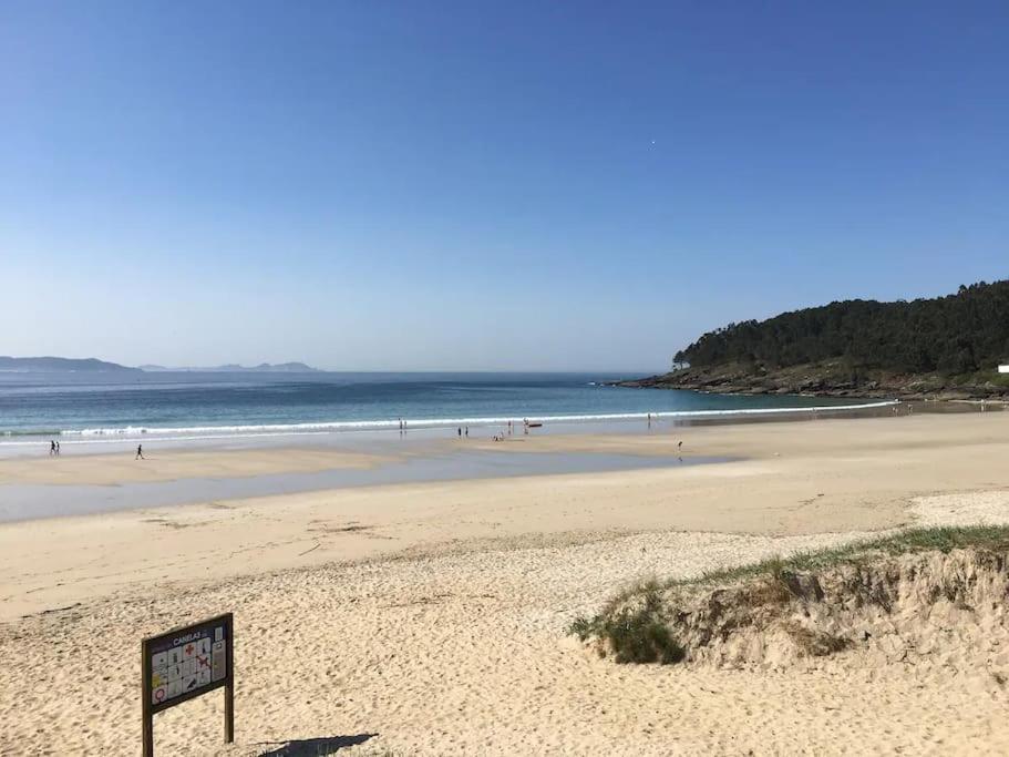 Precioso Apartamento Con Terraza Y Piscina En Portonovo-Sanxenxo Ngoại thất bức ảnh