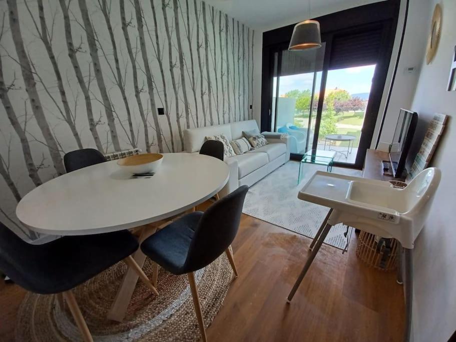Precioso Apartamento Con Terraza Y Piscina En Portonovo-Sanxenxo Ngoại thất bức ảnh