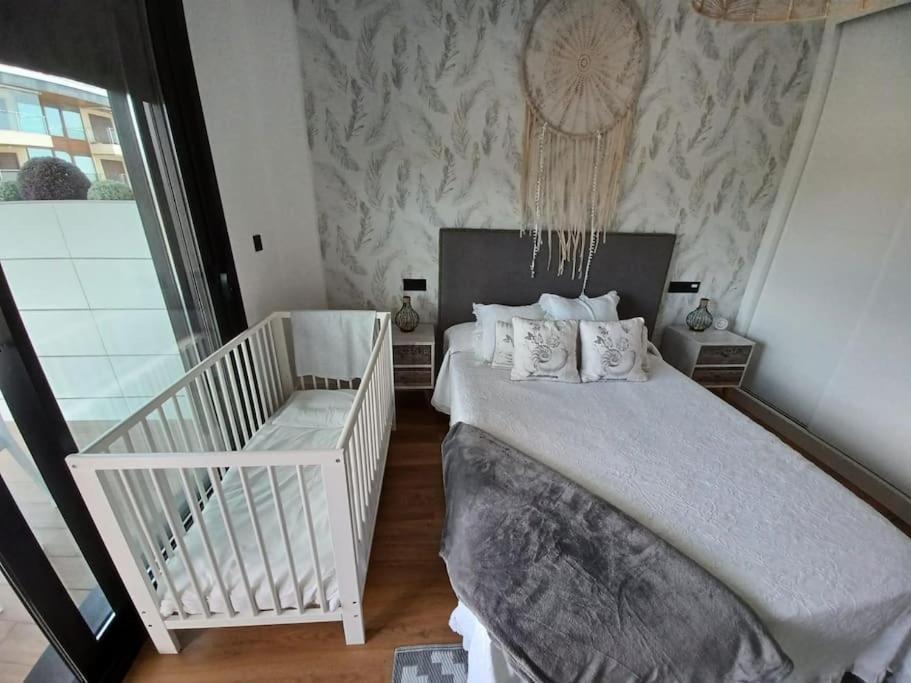Precioso Apartamento Con Terraza Y Piscina En Portonovo-Sanxenxo Ngoại thất bức ảnh